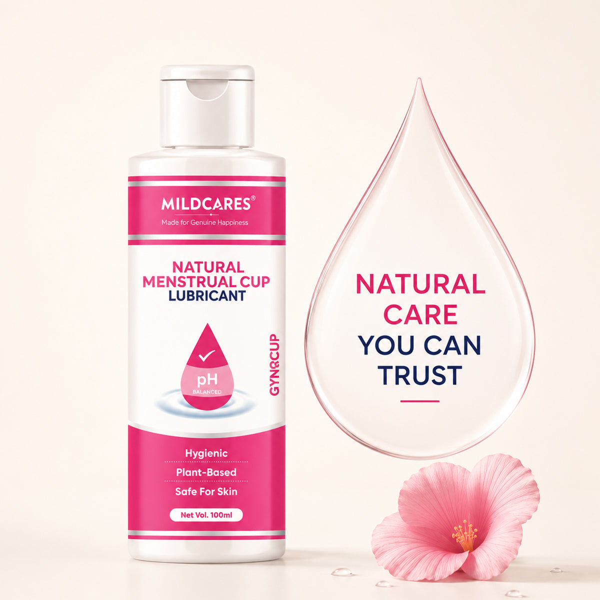 GynoCup Menstrual Cup Lubricant Water Based