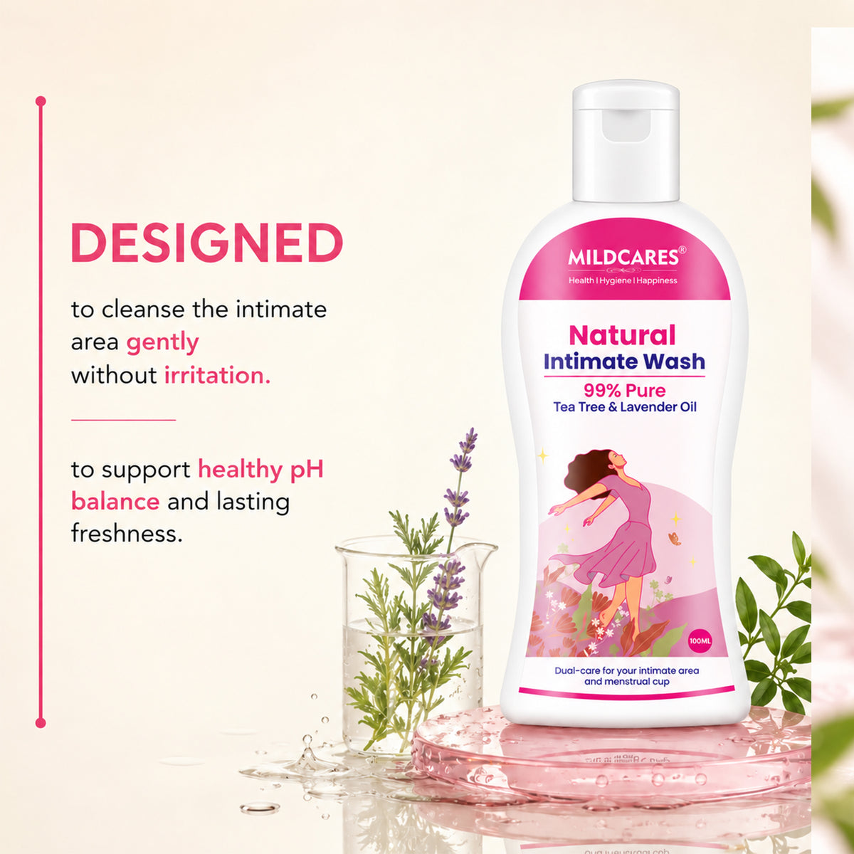 MildCares Natural Intimate Wash : Keep Your Intimate Area Healthy And Fresh (Women)