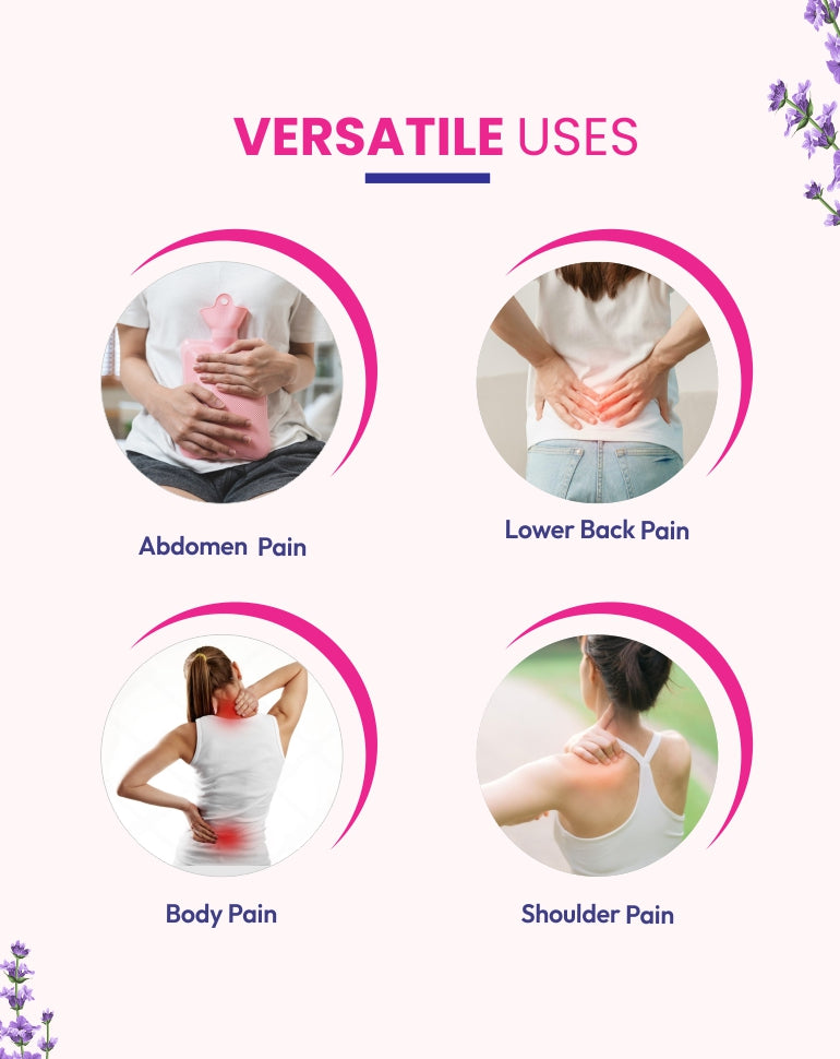 MildCares Cramp Relief 99% Pure Essential Oils Roll On–  40ml | Quick, Targeted, and Effective Relief