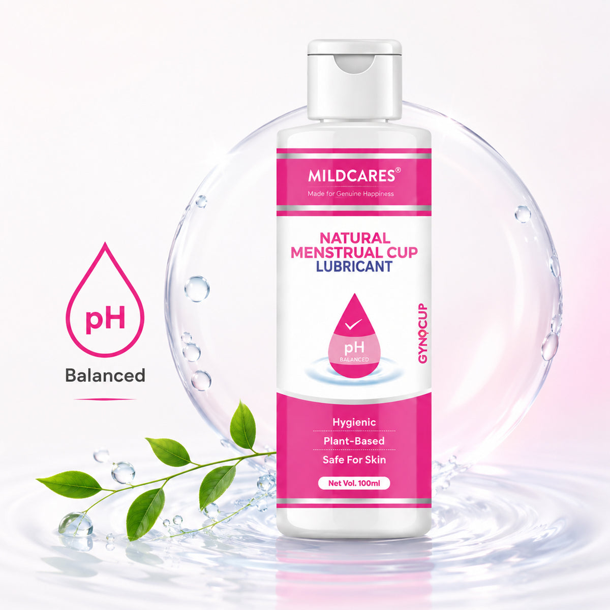 GynoCup Menstrual Cup Lubricant Water Based