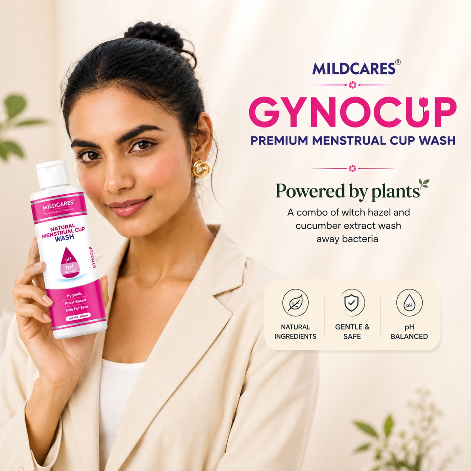GynoCup Menstrual Cup Lubricant Water Based