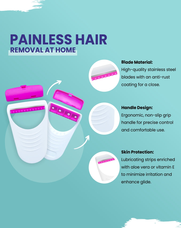 MildCares Glossy Body Razor For Men & Women