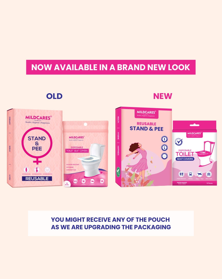 Reusable Stand Pee + Toilet Seat Cover