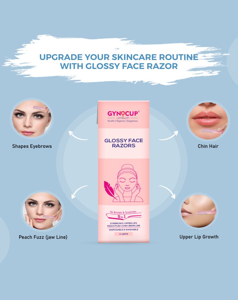 GynoCup Women Glossy Face Razor