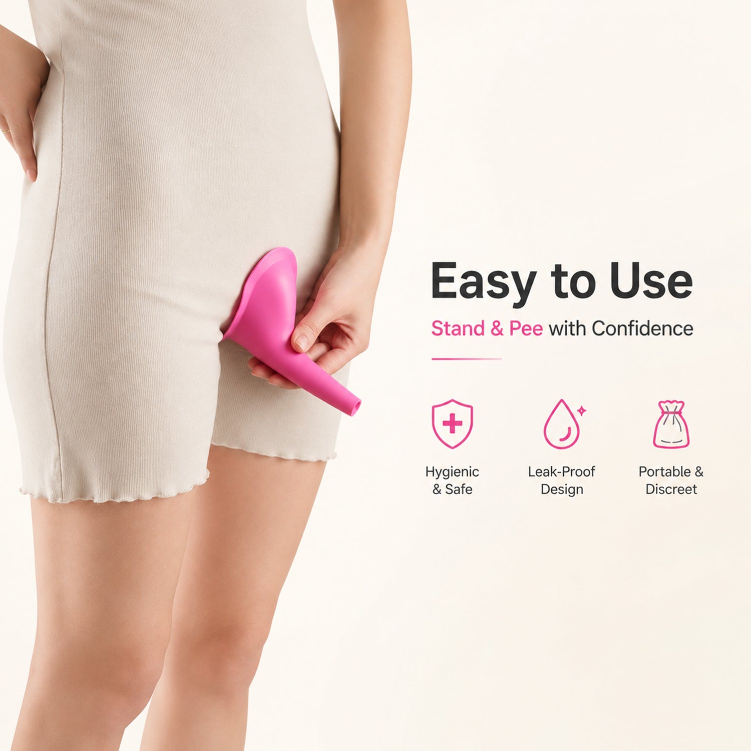 MildCare Reusable Stand and Pee Women’s Urinator
