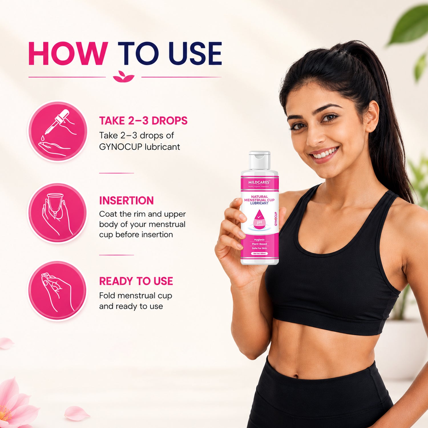 GynoCup Menstrual Cup Lubricant Water Based