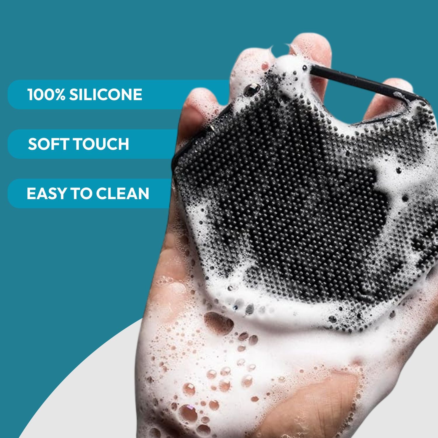 Soft Silicone Bath Brush for Men & Women