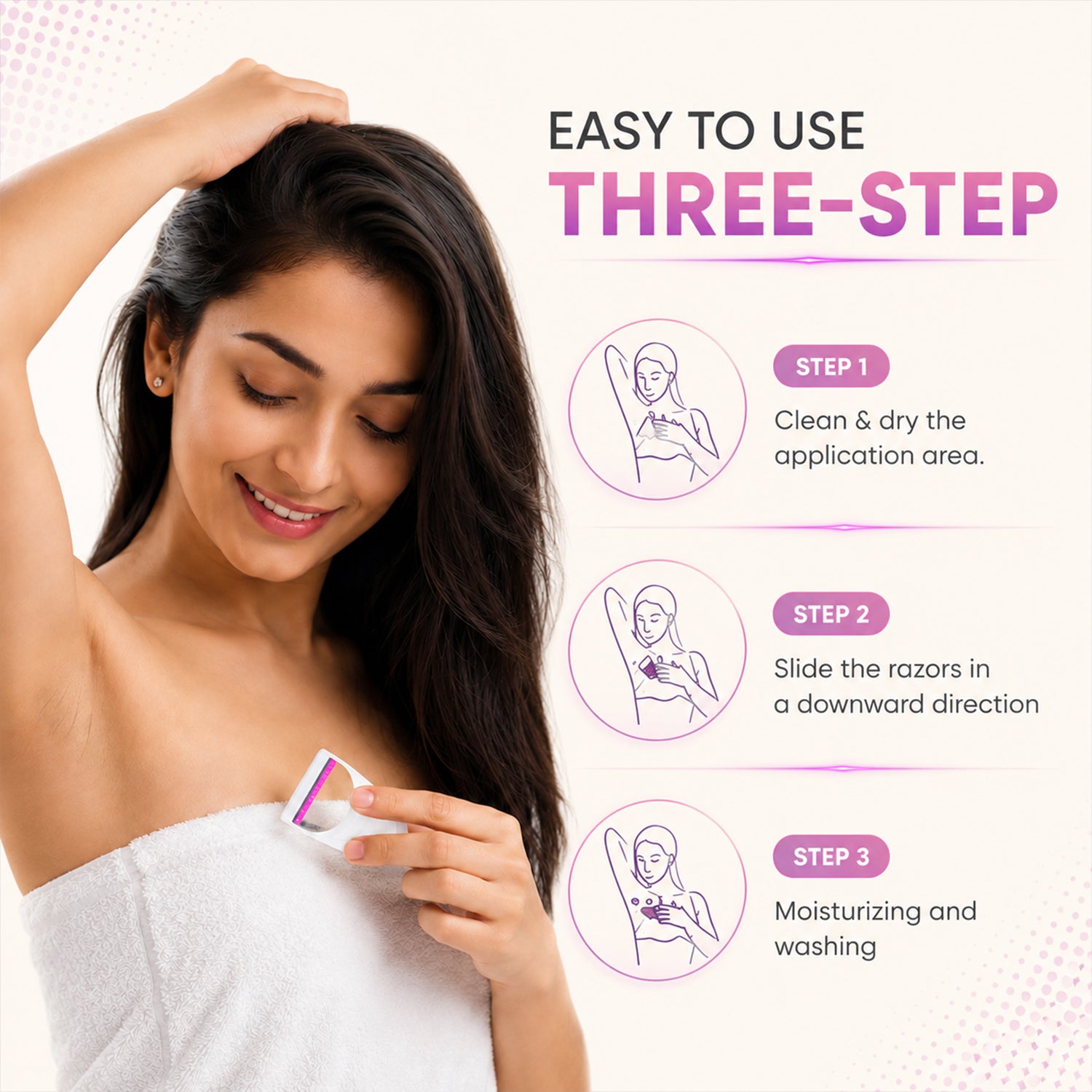 MildCares Glossy Body Razor For Men & Women