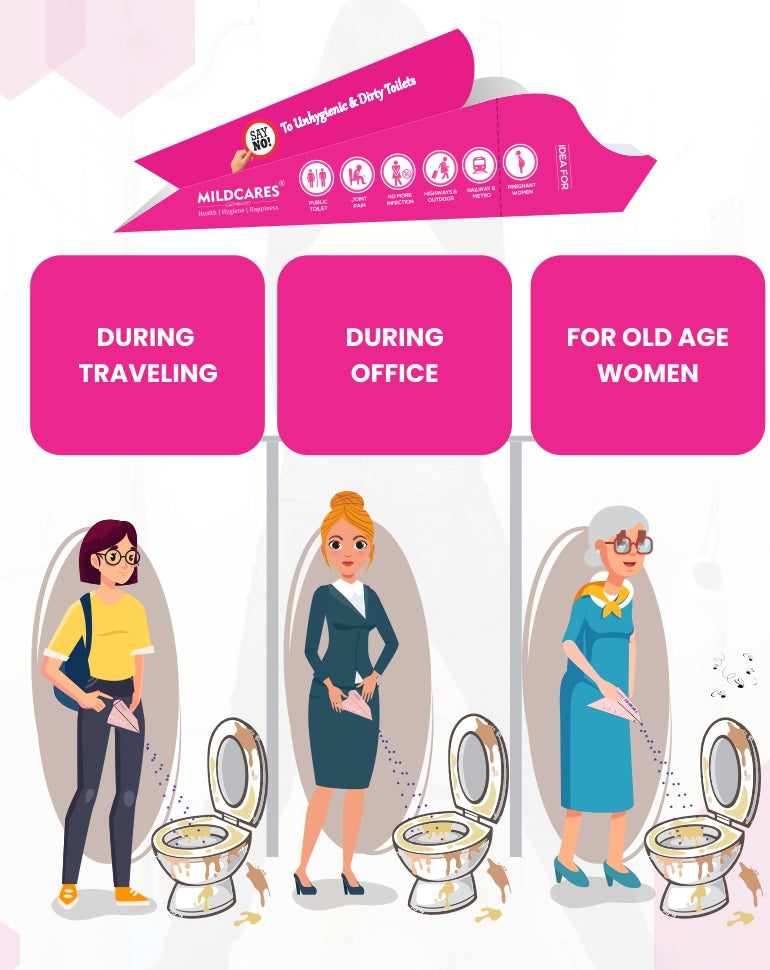 MildCares Disposable Stand & Pee Female Urination Device (Pack of 10)