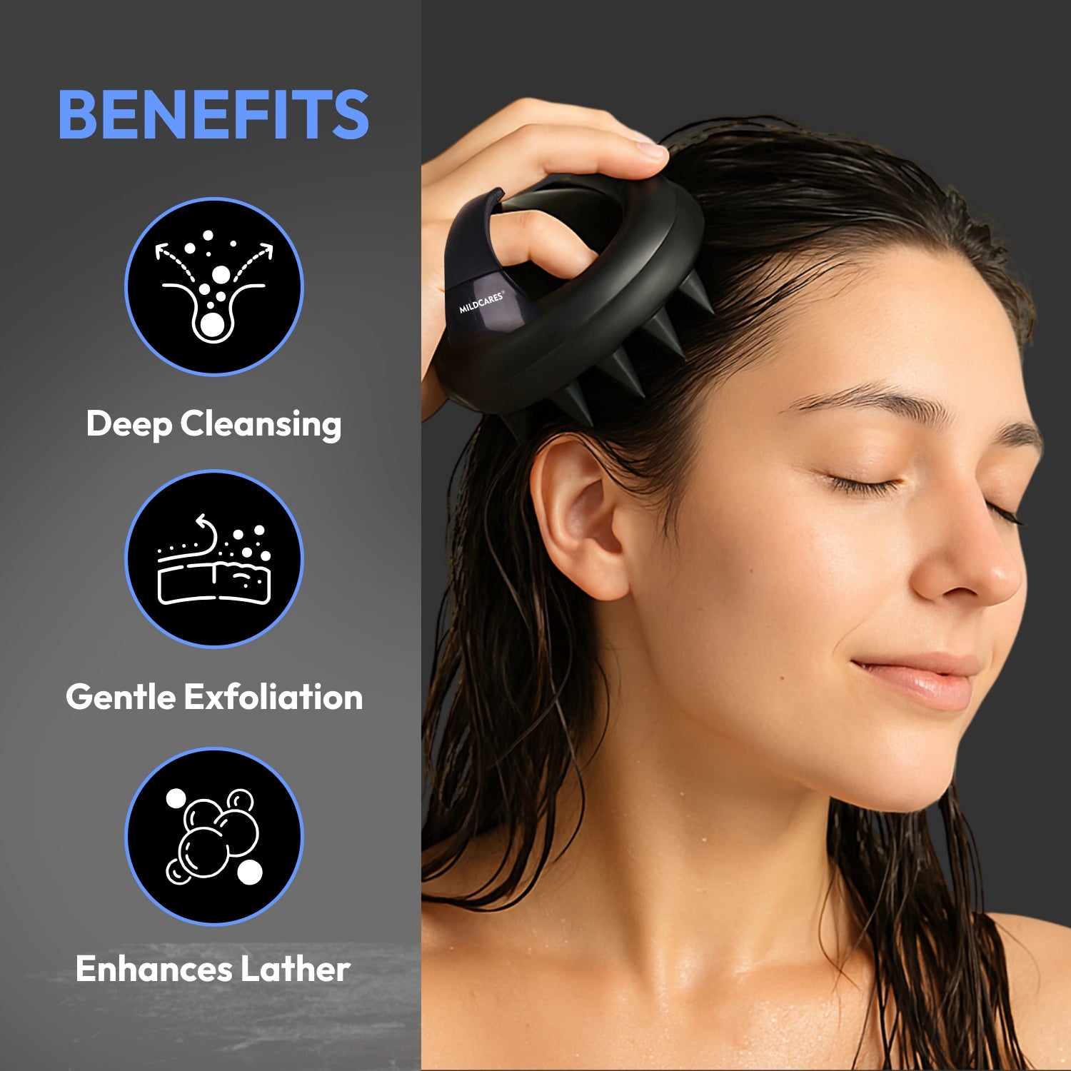 Jumbo Scalp Massager Brush for Deep Cleaning & Relaxation