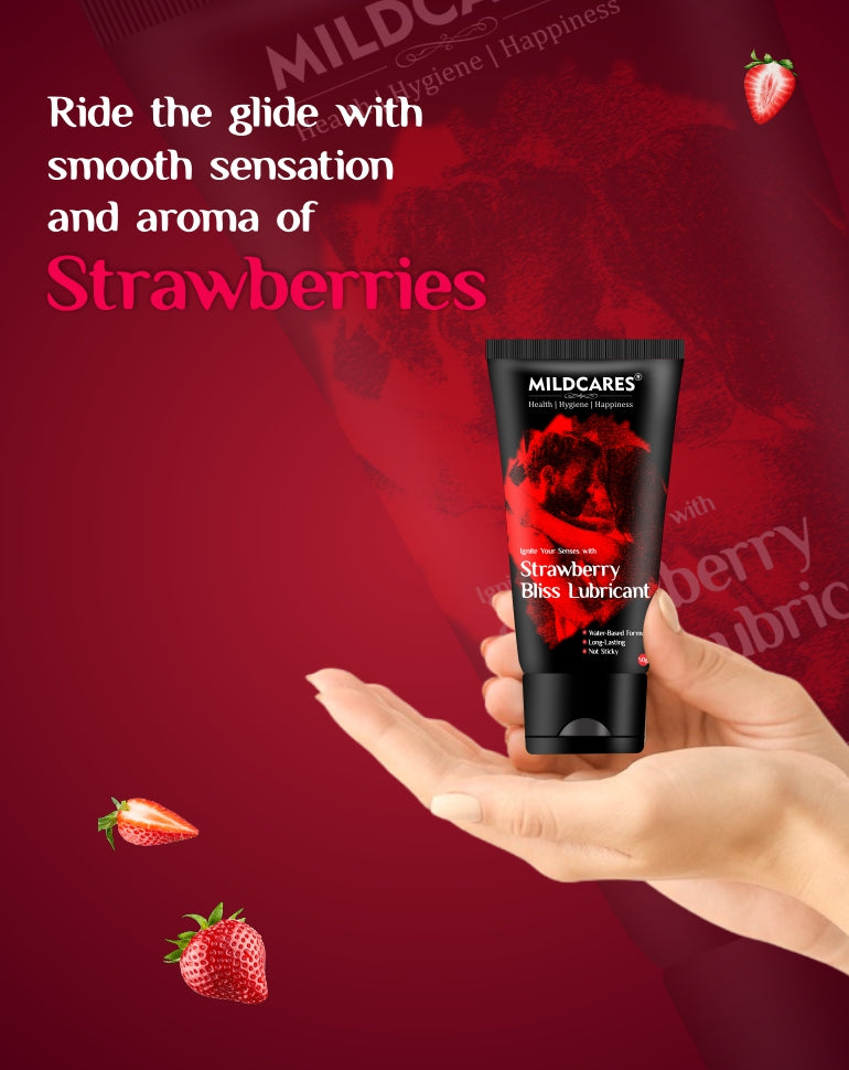 Strawberry Bliss Lubricant | Water Based Formula | Non-Sticky