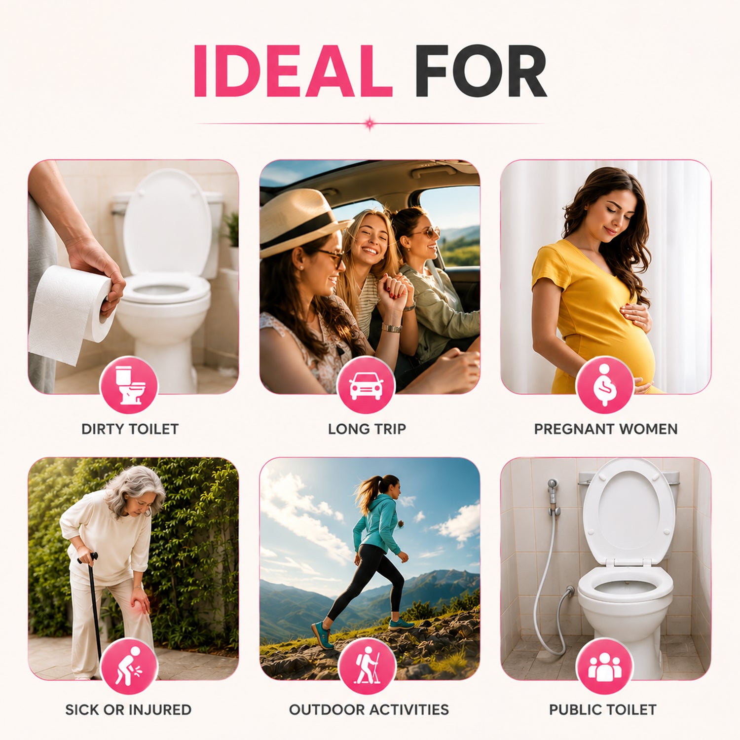 MildCare Reusable Stand and Pee Women’s Urinator