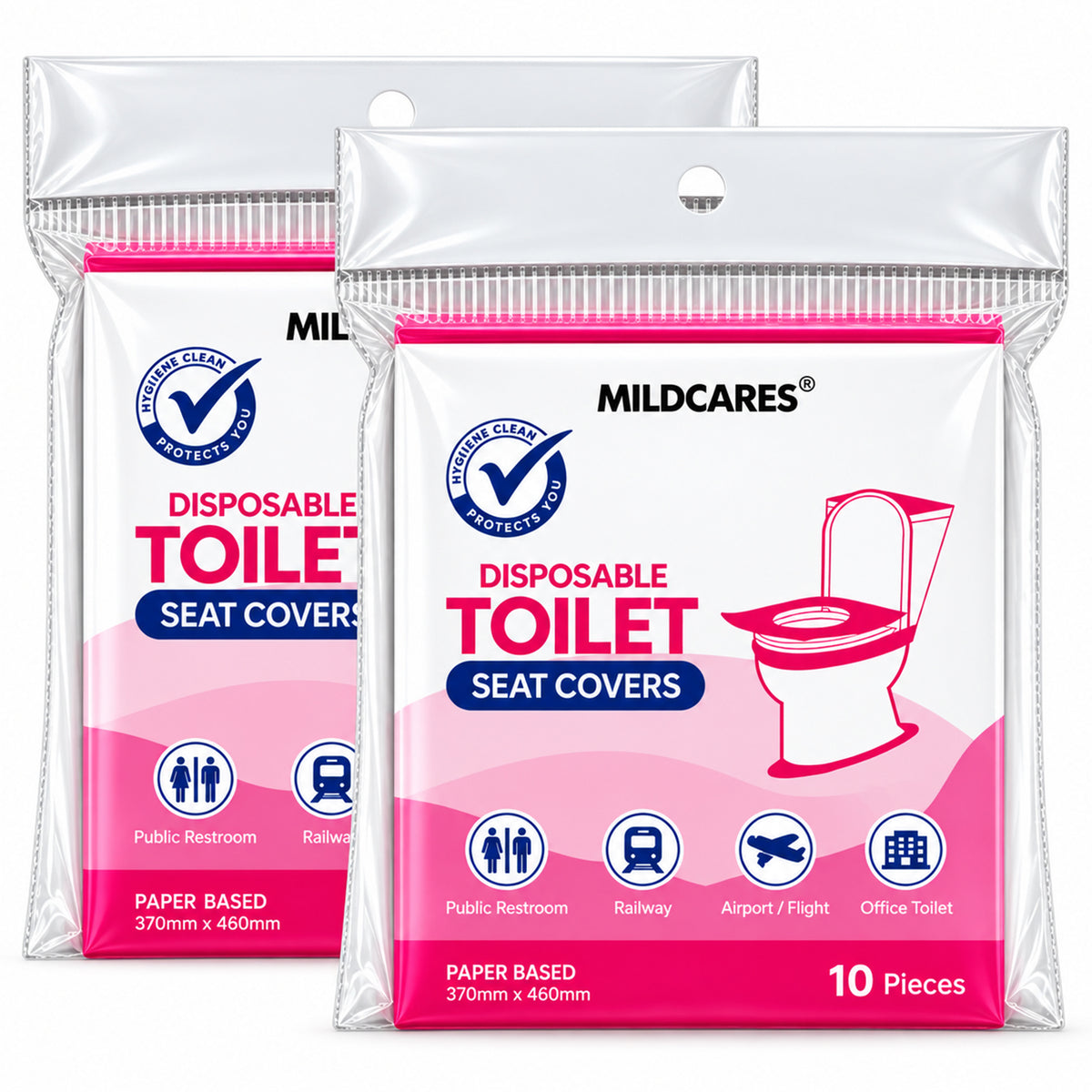 Disposable Toilet Seat Covers – 10 Units